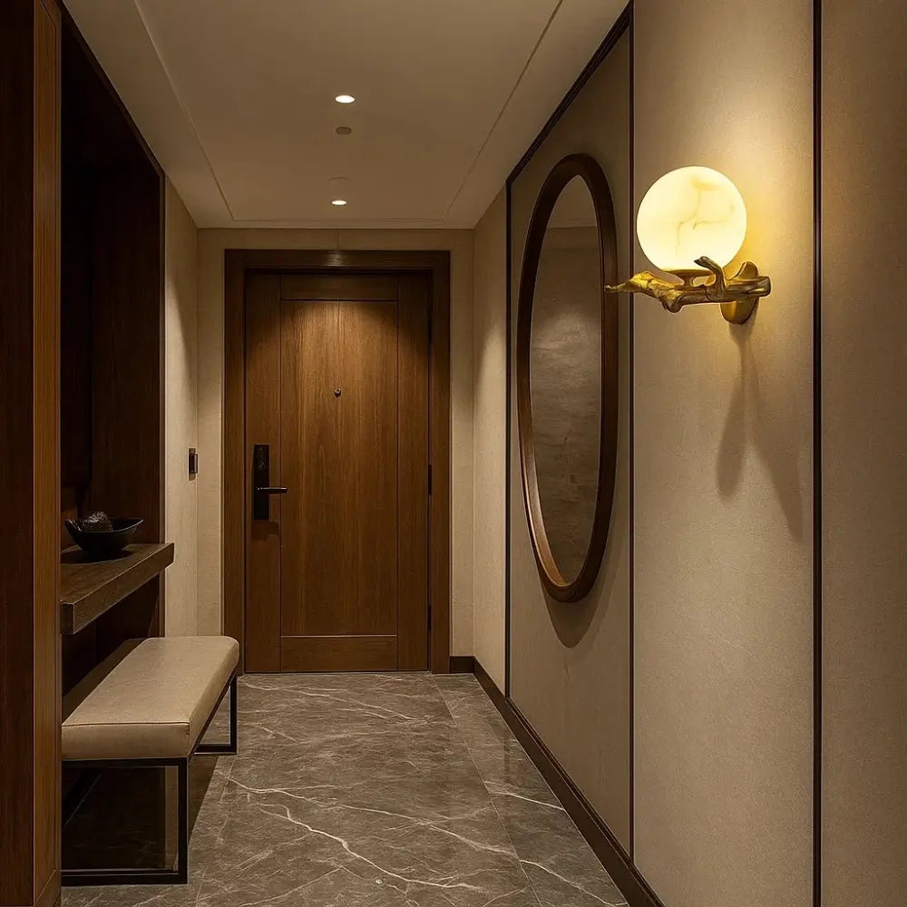 Applique Murale Cuivre <br> Marbre Organique | Bronza | Delvanie