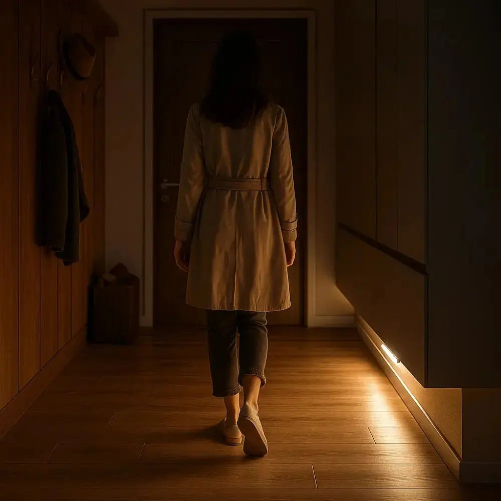 Applique Murale Détecteur De Mouvement - Ligne Nocturne Intelligente | Sensoria -  |   Delvanie