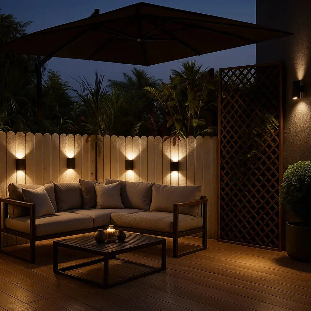 Applique Murale Extérieur Solaire <br> Lueur Nocturne | SolarBeam | Delvanie