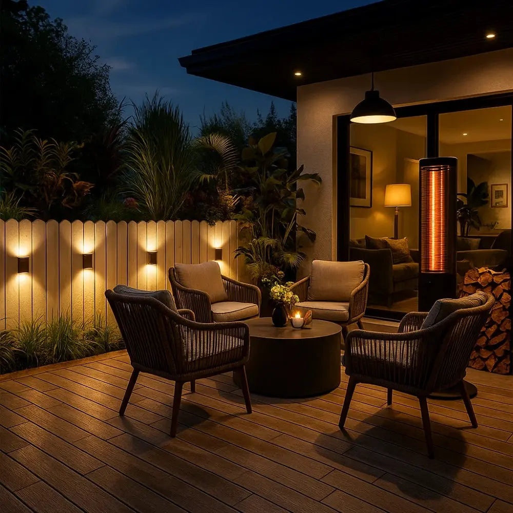 Applique Murale Extérieur Solaire <br> Lueur Nocturne | SolarBeam | Delvanie