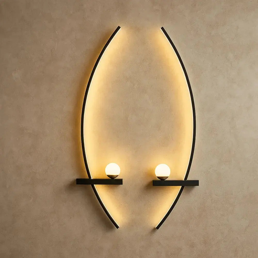 Applique Murale Led - Rayures Lumineuses Modernes | Raylume -  |   Delvanie