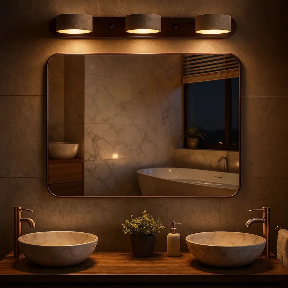 Applique Murale Travertin <br> Équilibre subtil | Solveta | Delvanie