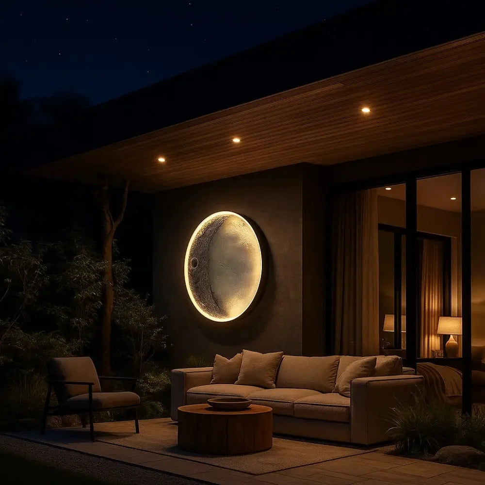 Applique exterieure - Lune d’Inox | Elysor -  |   Delvanie