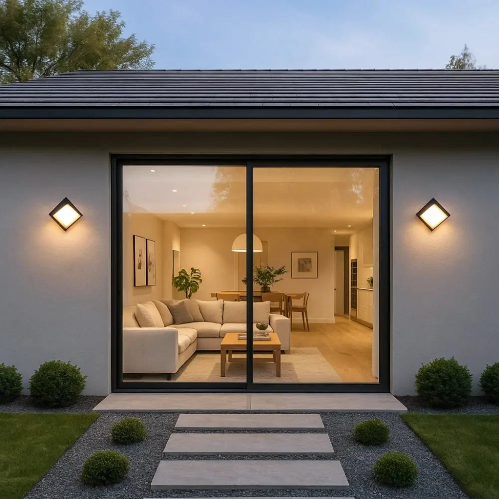 Applique murale exterieur cube - Lumière Angulaire | Bravion -  |   Delvanie