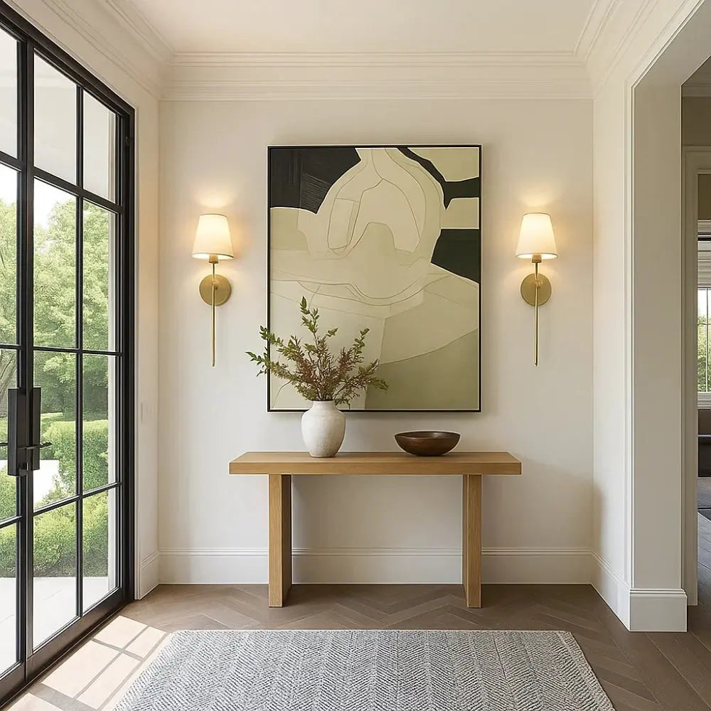 Applique Murale Metal - Flambeau Métallique Raffiné | Princélya -  |   Delvanie