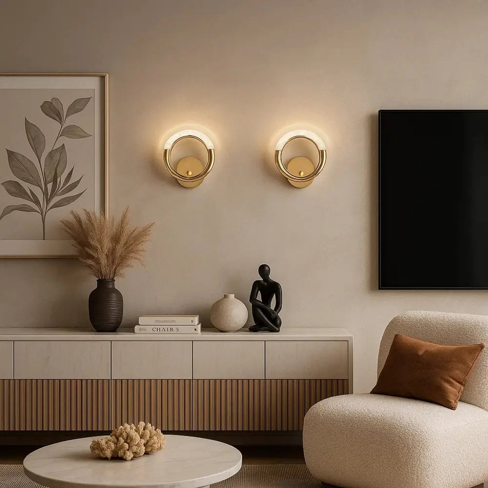 Applique Murale Interieure Led - Halo Acrylique Diffus | Acrynea -  |   Delvanie