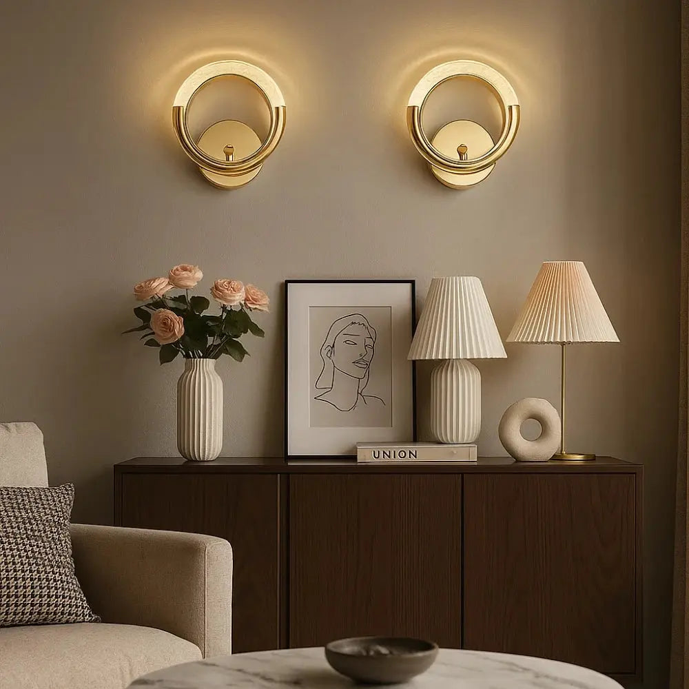 Applique Murale Interieure Led - Halo Acrylique Diffus | Acrynea -  |   Delvanie