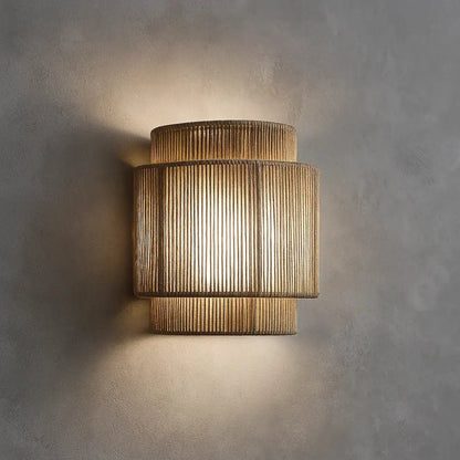 Applique Murale Intérieur - Corde Bohème Tressée | Cordalya - Lumière froide |   Delvanie