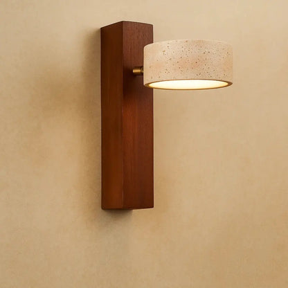 Applique Interieur Murale - Lueur Travertin Naturelle | Travelya -  |   Delvanie