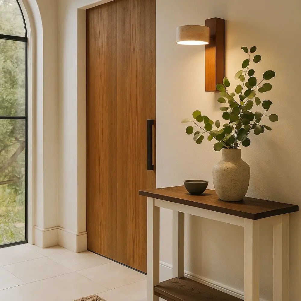 Applique Interieur Murale - Lueur Travertin Naturelle | Travelya -  |   Delvanie