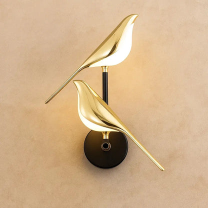 Applique Murale Design - Lueur Perchée | Birella - Double |   Delvanie