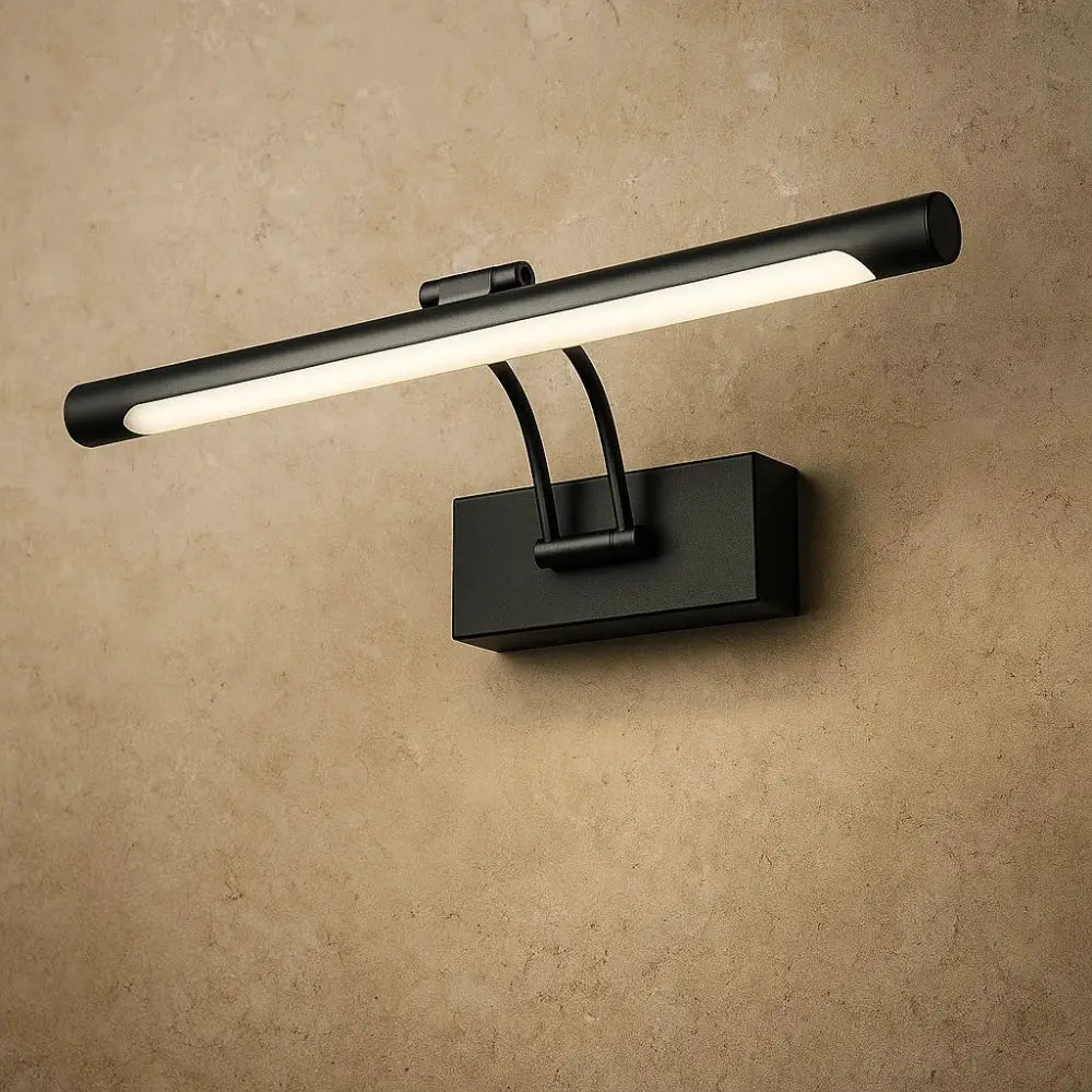 Lampe Murale Sans Fil Rechargeable - Éclat Nomade Minimaliste | Lunoray - Télécommande de gradation / Noir |   Delvanie
