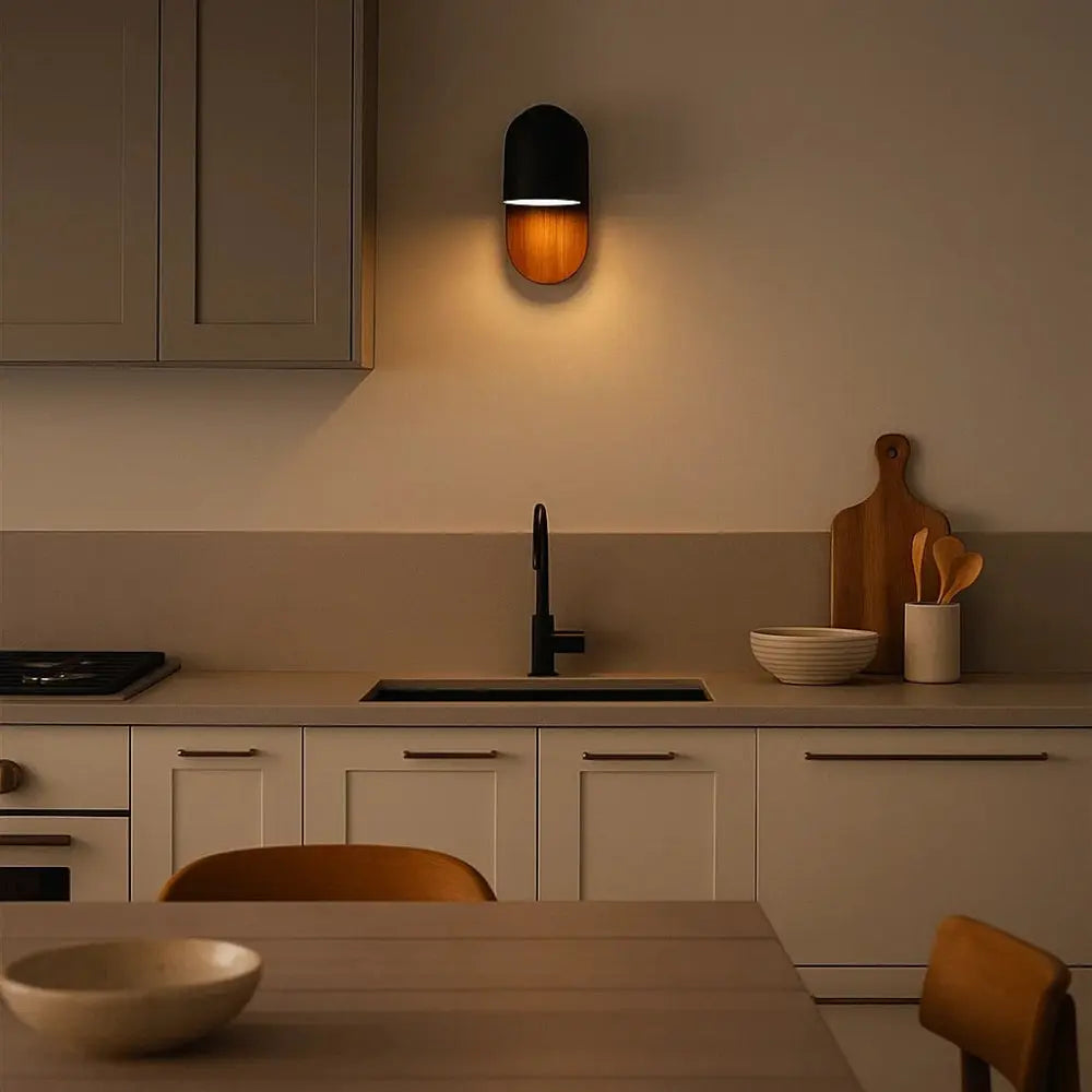 Applique Murale Bois <br> Élégance Naturelle | Sylvona | Delvanie