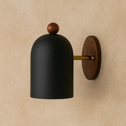 Applique Murale Bois - Élégance Naturelle | Sylvona - Noir / Style B |   Delvanie