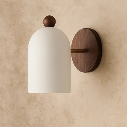 Applique Murale Bois - Élégance Naturelle | Sylvona - Blanc / Style B |   Delvanie