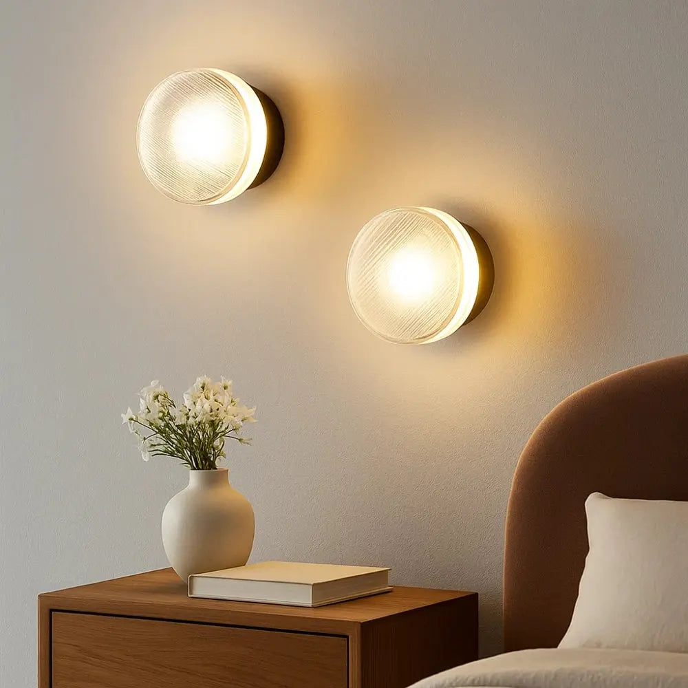 Applique Murale en Verre <br> Lueur Cristalline | Viora | Delvanie