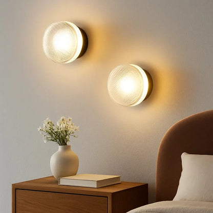 Applique Murale en Verre - Lueur Cristalline | Viora -  |   Delvanie