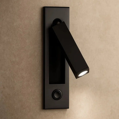 Applique Murale Industrielle - Design Raffiné | Steelis - Carré / Noir |   Delvanie