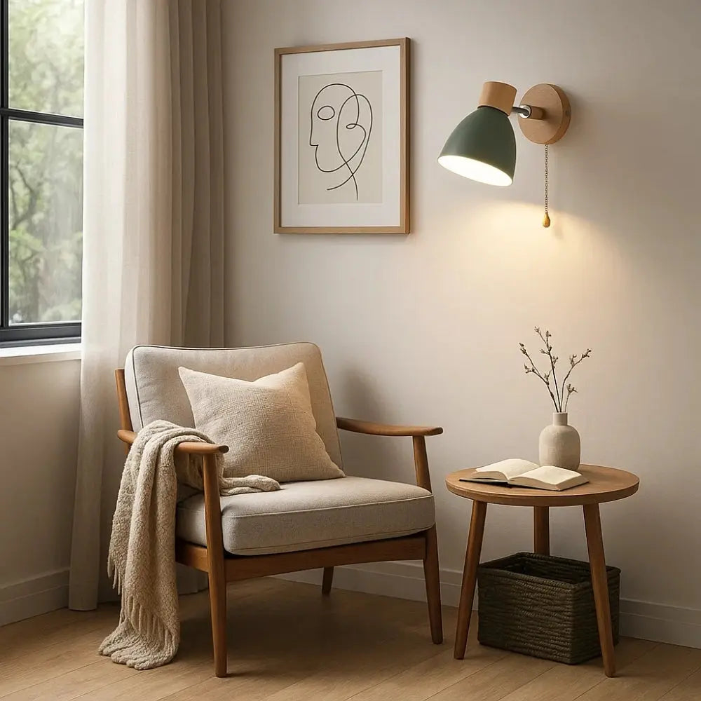 Applique Murale Nordique - Bois Épuré | Norya -  |   Delvanie