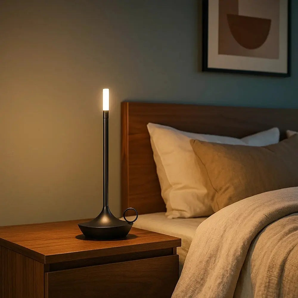 Lampe de Table Sans Fil <br> Design Épuré | Noraen | Delvanie