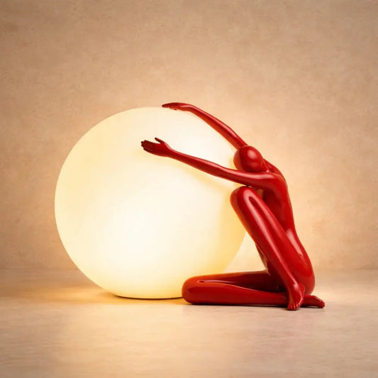 Boule Lampe - Sphère Sculptée Nordique | Orbélya -  |   Delvanie