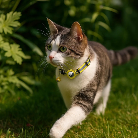 Cat Collar GPS Holder Reflective Safety