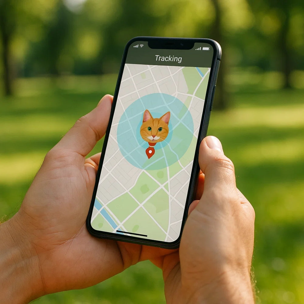 Cat Collar GPS Holder Reflective Safety