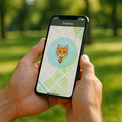 Cat Collar GPS Holder Reflective Safety