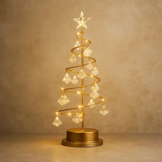 Lampe de Table <br> Sapin de Noël | Sylas | Delvanie