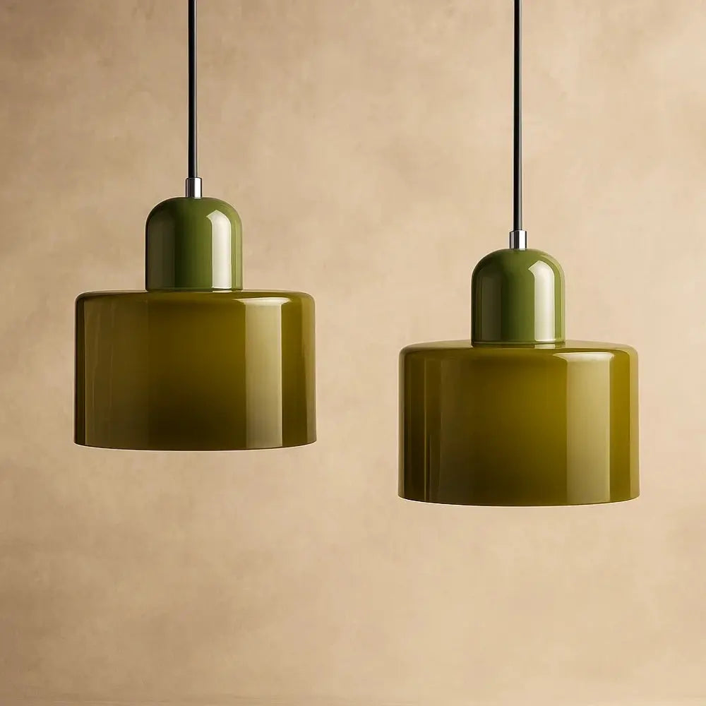 Suspension Luminaire en Verre <br> Design Élégant | GlassAura | Delvanie