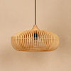 Suspension Luminaire Bois - Charme Zen | Japandi - Ø 55cm |   Delvanie