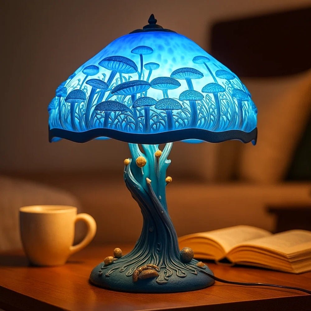 Enchanted Bloom Stained Glass Lamp