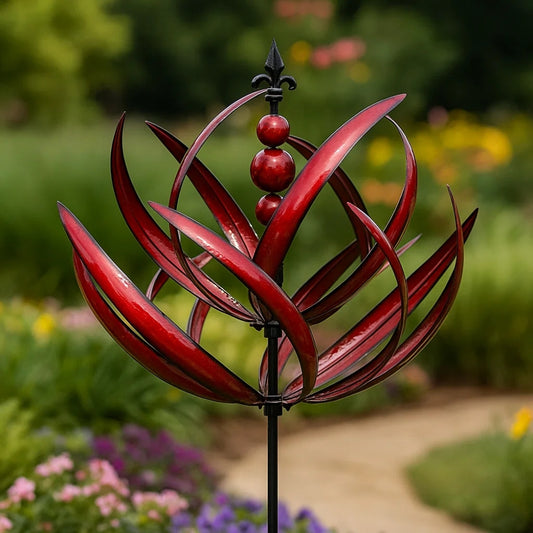 Garden Wind Spinner Metal Kinetic Art