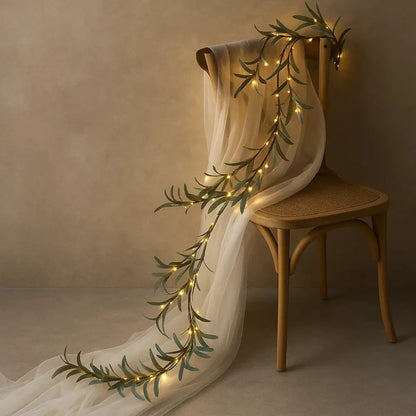 Guirlande Lumineuse - Branche d'olivier | Enchanted -  |   Delvanie
