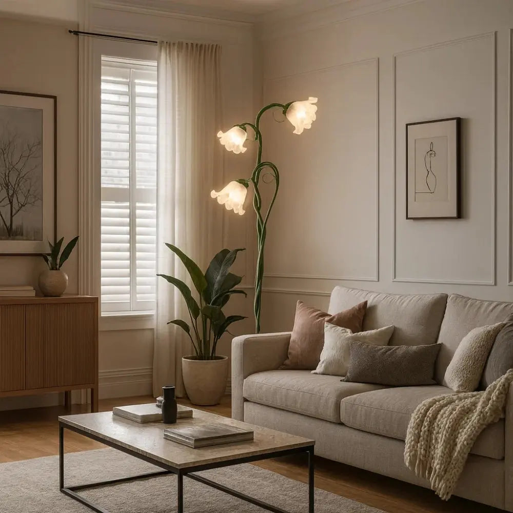 Lampadaire Fleur - Bouquet Calla Lumineux | Florélys -  |   Delvanie