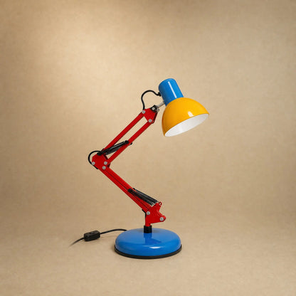 Lampe à poser tricolore à bras articulé, hauteur 60 cm | Delvanie