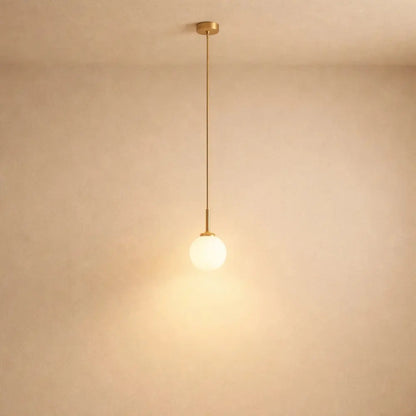 Lampe À Suspension - Sphères Laiton Nocturne | Zoréa