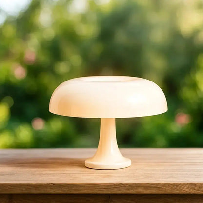 Lampe Champignon Blanche - Éclat Pur | Silvora -  |   Delvanie