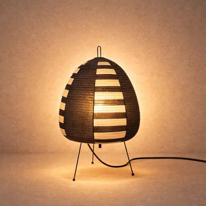 Lampe De Table - Papier Washi Trépied | Akoria -  Lampe Delvanie