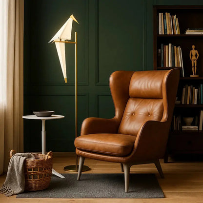 Lampe Design - La lumière perchée | Origami -  |   Delvanie