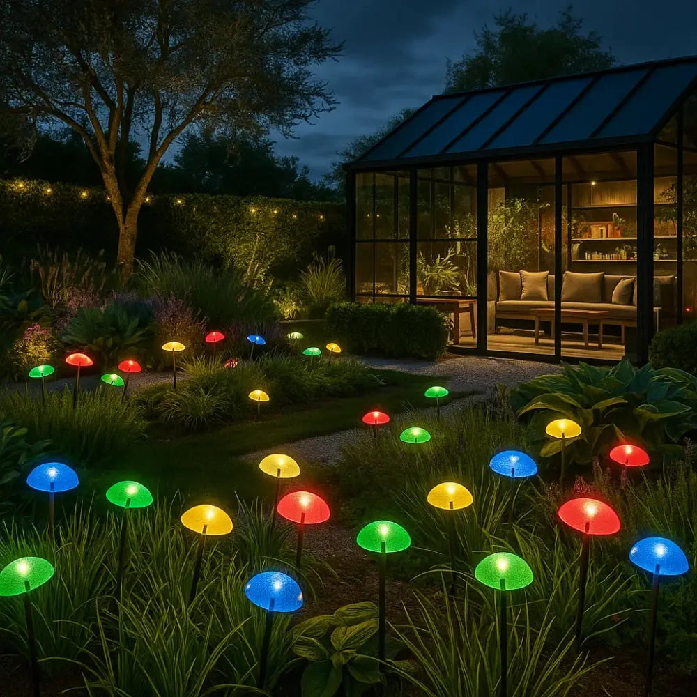 Lampe Extérieur Solaire <br> Lumière Enchantée | GlowMush | Delvanie