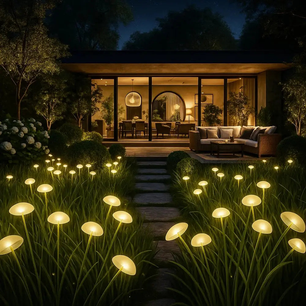 Lampe Extérieur Solaire <br> Lumière Enchantée | GlowMush | Delvanie