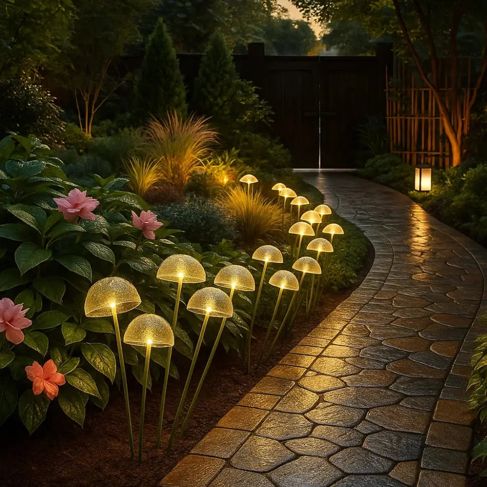 Lampe Extérieur Solaire <br> Lumière Enchantée | GlowMush | Delvanie