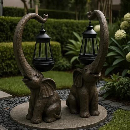 Lampe Extérieure Solaire - Charme d'Éléphant | Jumbo -  |   Delvanie