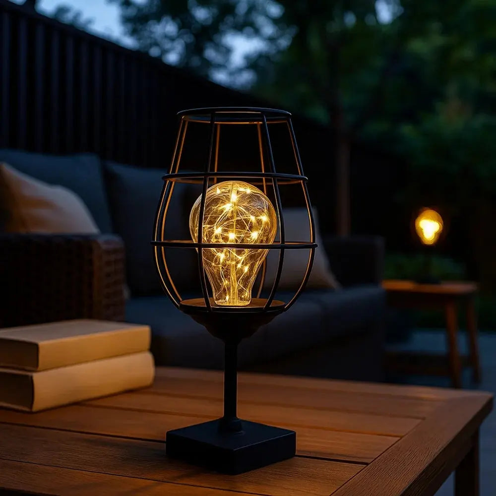 Lampe Fer Forgé <br> La Lumière Sauvage | Aeronis | Delvanie