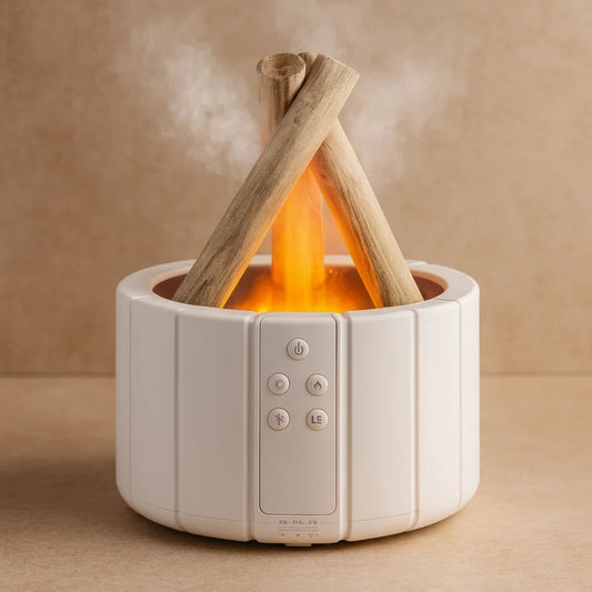 Lampe Flamme - Flamme Brumeuse Apaisante | Pyrelia -  |   Delvanie