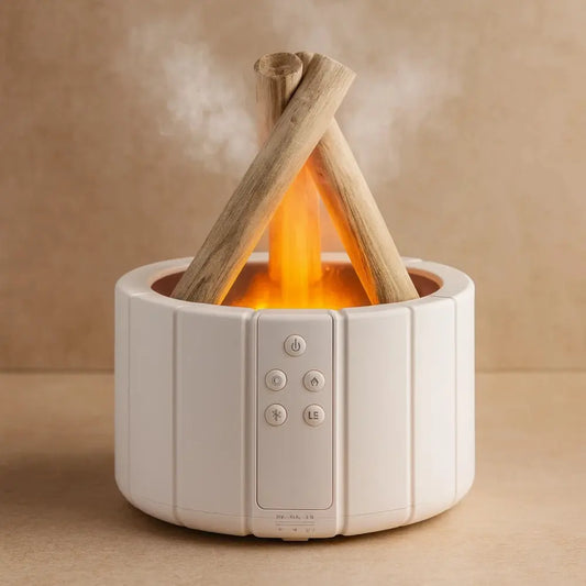 Lampe Flamme - Flamme Brumeuse Apaisante | Pyrelia -  |   Delvanie