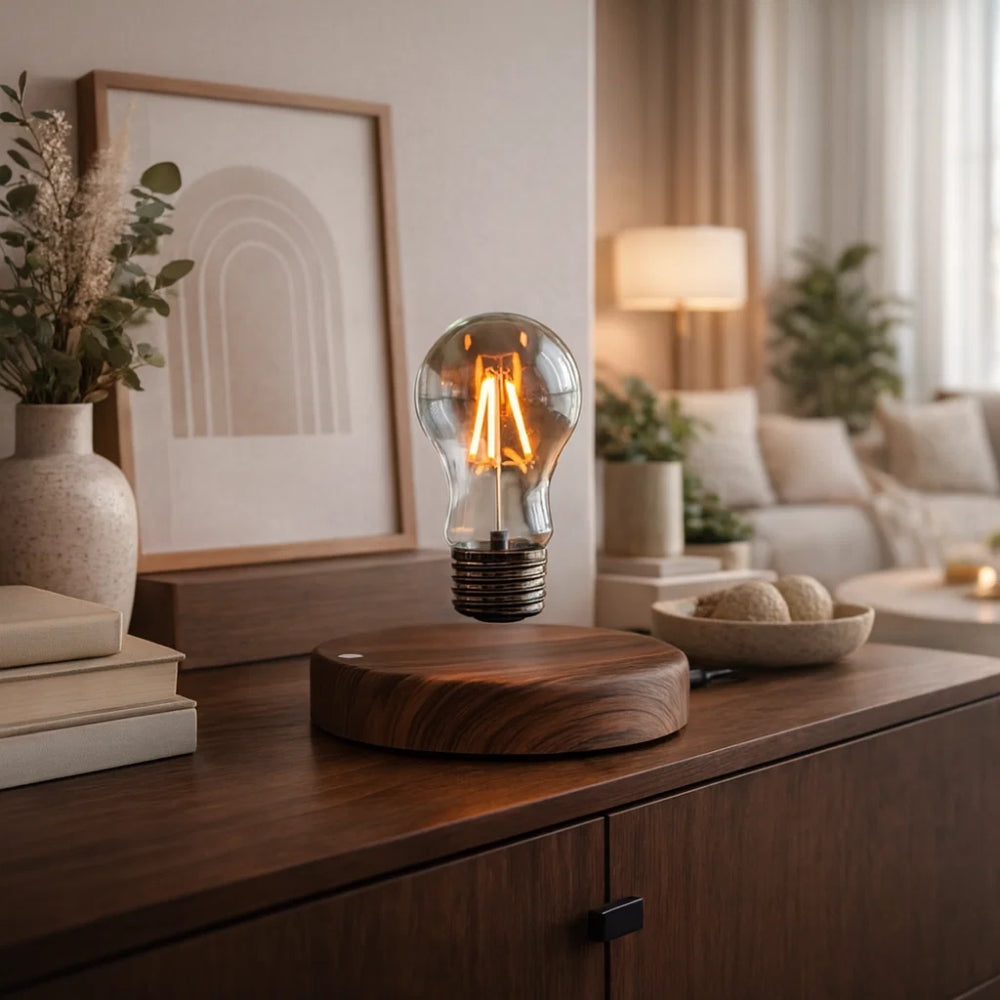 Lampe Led de Table - Lévitation Edison Enchantée | Levorya -  |   Delvanie
