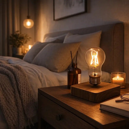 Lampe Led de Table - Lévitation Edison Enchantée | Levorya -  |   Delvanie