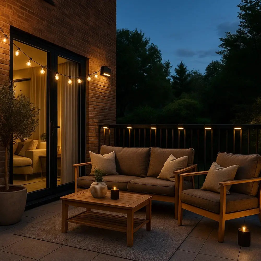 Lampe Solaire Exterieur <br> Lueur de Balustrade | SolarEdge | Delvanie